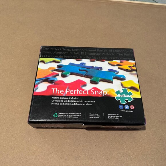 Buffalo Games Hidden Tigers 2000 Piece Jigsaw Puzzle Complete Colorful - Picture 2 of 8